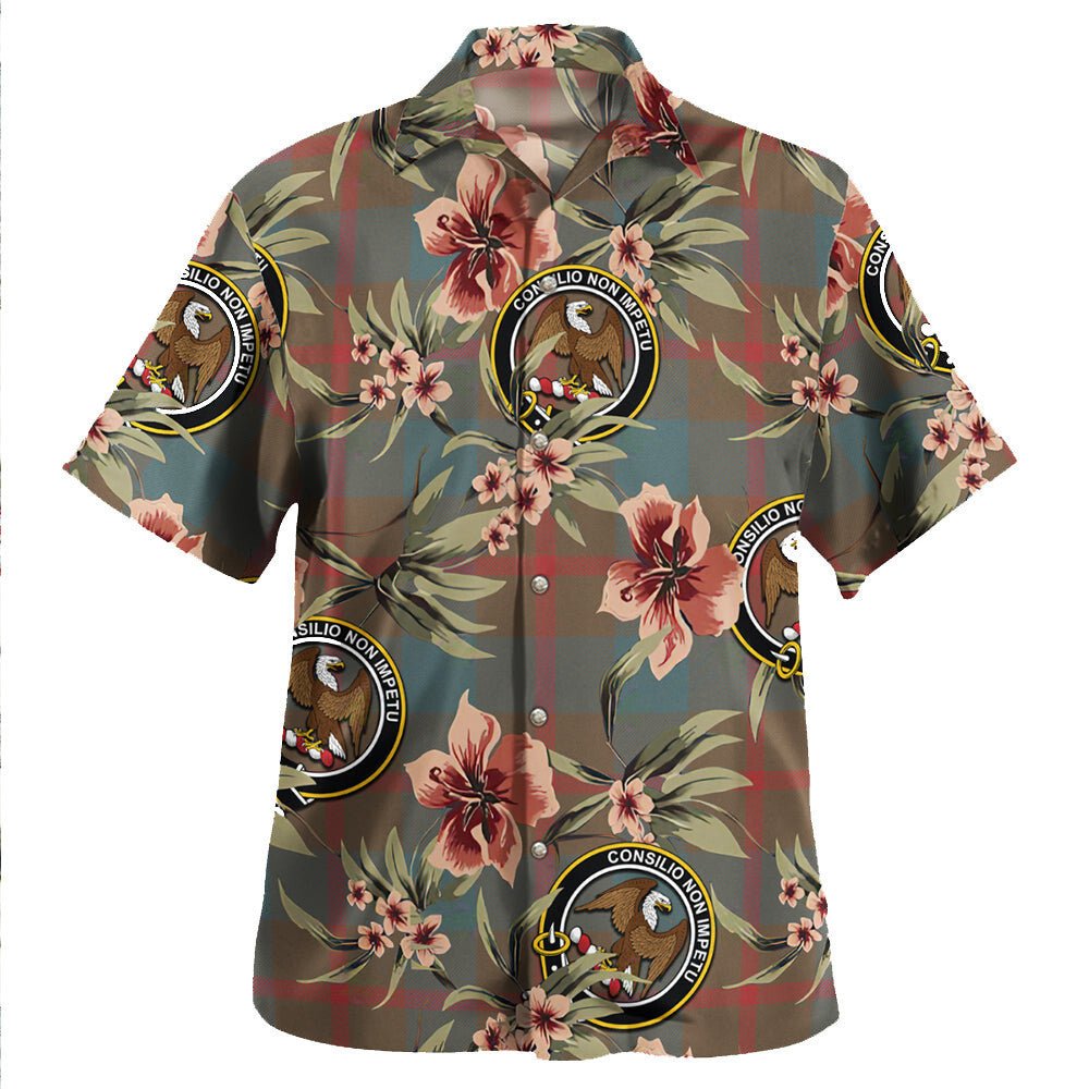 Agnew (MacAgnew) Weathered Tartan Clan Crest Badge Aloha Hawaiian Shirt Tropical Old Style MS15 Agnew (MacAgnew) Weathered Tartan Tartan Today   