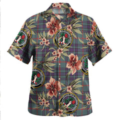 Aiton Weathered Tartan Clan Crest Badge Aloha Hawaiian Shirt Tropical Old Style ZF32 Aiton Weathered Tartan Tartan Today   