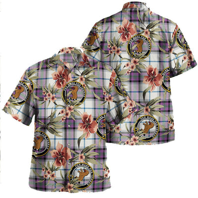 Alexander of Menstry Dress Ancient Tartan Clan Crest Badge Aloha Hawaiian Shirt Tropical Old Style VH67