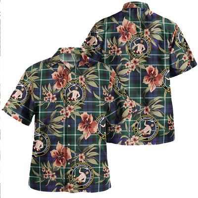 Allardice Tartan Clan Crest Badge Aloha Hawaiian Shirt Tropical Old Style PR93