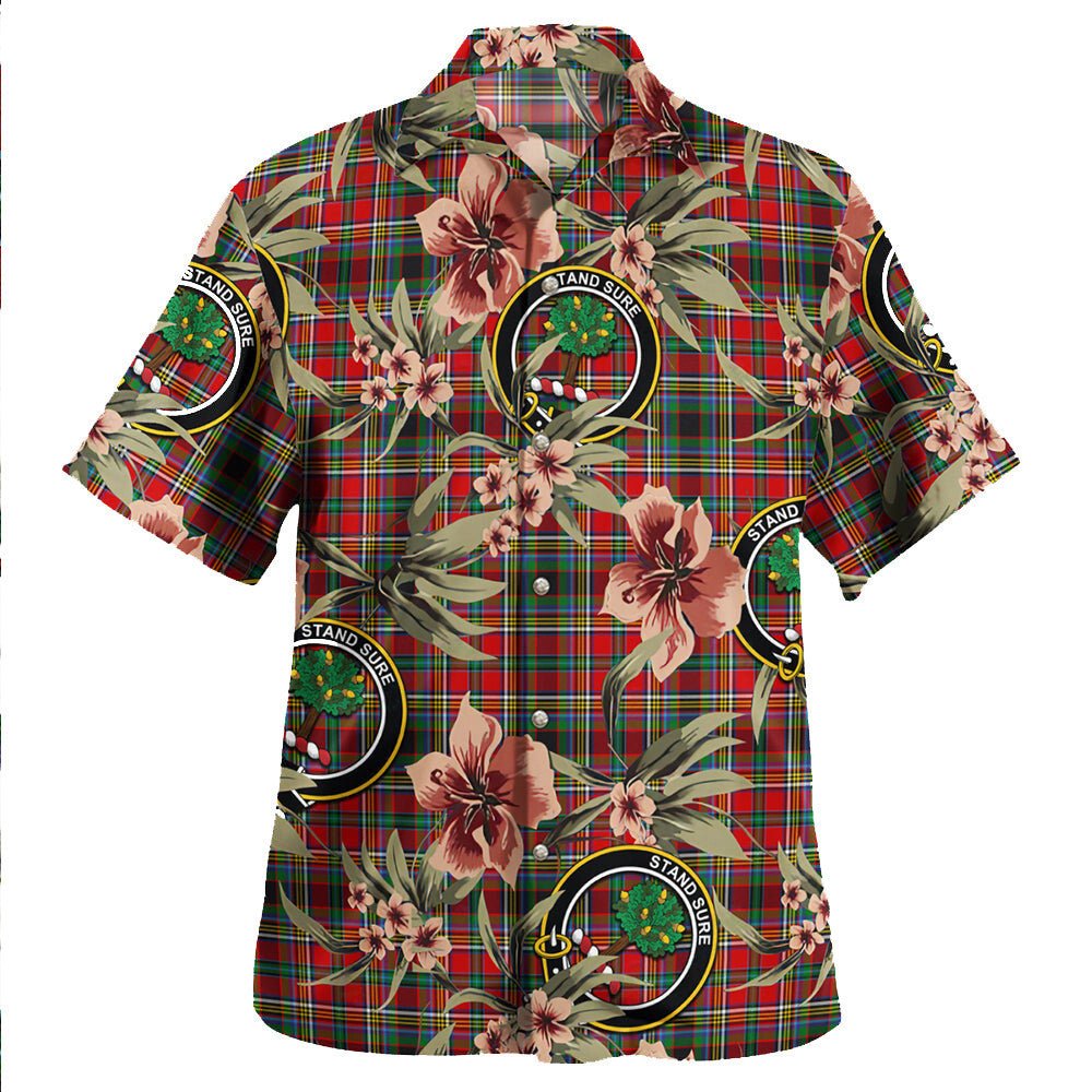 Anderson of Arbrake Tartan Clan Crest Badge Aloha Hawaiian Shirt Tropical Old Style YK89 Anderson of Arbrake Tartan Tartan Today   