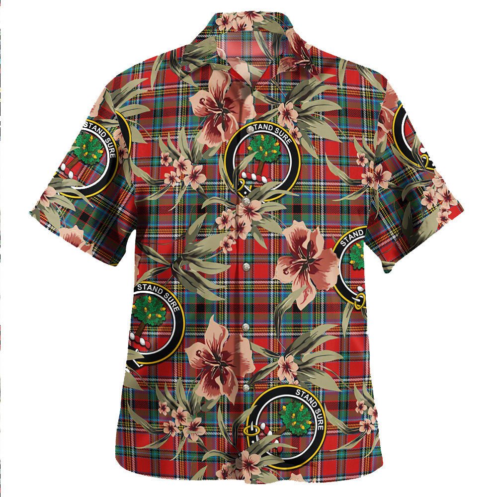 Anderson of Ardbrake Weathered Tartan Clan Crest Badge Aloha Hawaiian Shirt Tropical Old Style QS48 Anderson of Ardbrake Weathered Tartan Tartan Today   
