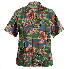 Anderson of Kinneddar Hunting Weathered Tartan Clan Crest Badge Aloha Hawaiian Shirt Tropical Old Style BP65 Anderson of Kinneddar Hunting Weathered Tartan Tartan Today   