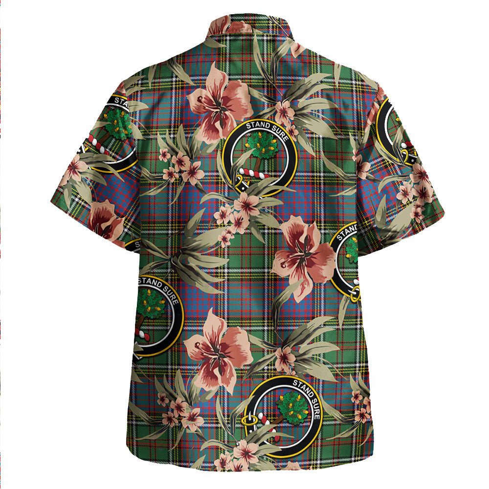 Anderson of Kinneddar Hunting Weathered Tartan Clan Crest Badge Aloha Hawaiian Shirt Tropical Old Style BP65 Anderson of Kinneddar Hunting Weathered Tartan Tartan Today   