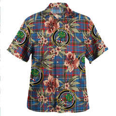 Anderson Red Weathered Tartan Clan Crest Badge Aloha Hawaiian Shirt Tropical Old Style KK94 Anderson Red Weathered Tartan Tartan Today   