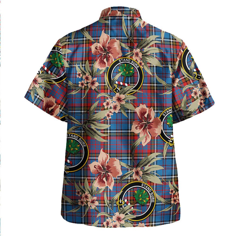 Anderson Red Weathered Tartan Clan Crest Badge Aloha Hawaiian Shirt Tropical Old Style KK94 Anderson Red Weathered Tartan Tartan Today   