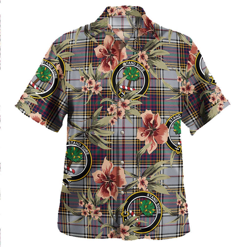 Anderson Ross Modern Tartan Clan Crest Badge Aloha Hawaiian Shirt Tropical Old Style KD63 Anderson Ross Modern Tartan Tartan Today   