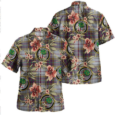 Anderson Ross Modern Tartan Clan Crest Badge Aloha Hawaiian Shirt Tropical Old Style KD63