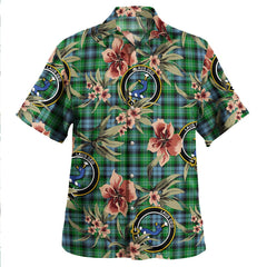 Arbuthnot Ancient Tartan Clan Crest Badge Aloha Hawaiian Shirt Tropical Old Style XG51 Arbuthnot Ancient Tartan Tartan Today   