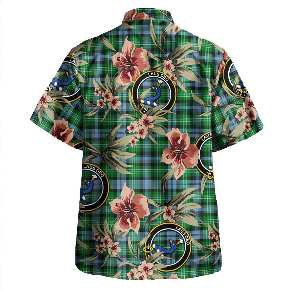Arbuthnot Ancient Tartan Clan Crest Badge Aloha Hawaiian Shirt Tropical Old Style XG51 Arbuthnot Ancient Tartan Tartan Today   