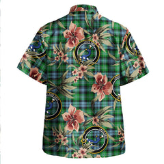 Arbuthnot Ancient Tartan Clan Crest Badge Aloha Hawaiian Shirt Tropical Old Style XG51 Arbuthnot Ancient Tartan Tartan Today   