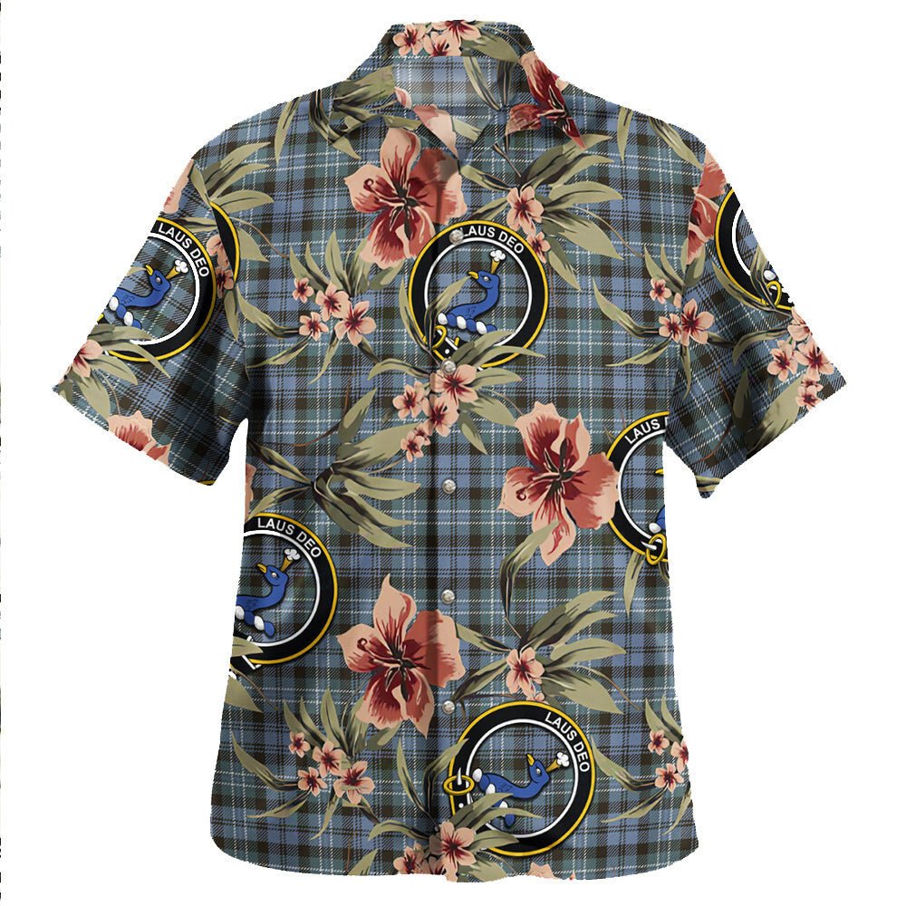 Arbuthnot Weathered Tartan Clan Crest Badge Aloha Hawaiian Shirt Tropical Old Style DZ96 Arbuthnot Weathered Tartan Tartan Today   