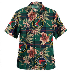 Armstrong Modern Tartan Clan Crest Badge Aloha Hawaiian Shirt Tropical Old Style OZ83 Armstrong Modern Tartan Tartan Today   