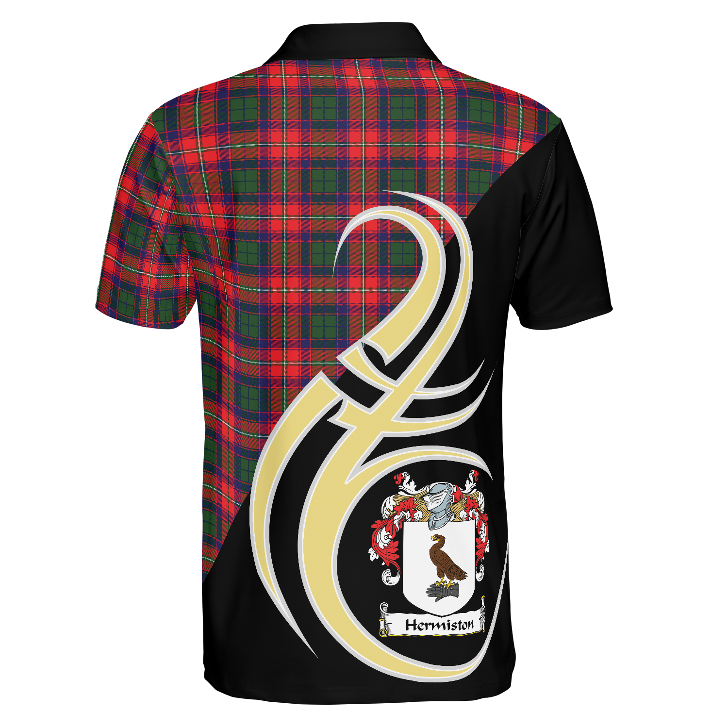 Clan Roxburgh Tartan Polo Shirt - Believe In Me Style OO30 Roxburgh Tartan Tartan Polo   