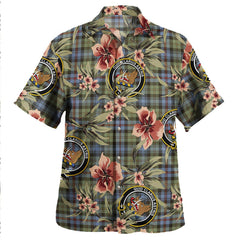 Baillie of Lamington Tartan Clan Crest Badge Aloha Hawaiian Shirt Tropical Old Style KR43 Baillie of Lamington Tartan Tartan Today   