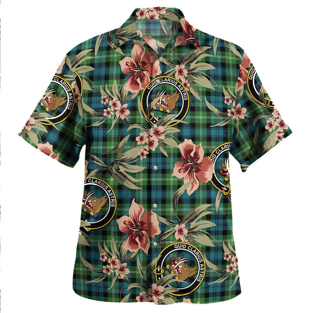 Baillie of Polkemmet Ancient Tartan Clan Crest Badge Aloha Hawaiian Shirt Tropical Old Style MG97 Baillie of Polkemmet Ancient Tartan Tartan Today   