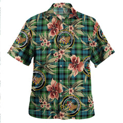 Baillie of Polkemmet Ancient Tartan Clan Crest Badge Aloha Hawaiian Shirt Tropical Old Style MG97 Baillie of Polkemmet Ancient Tartan Tartan Today   