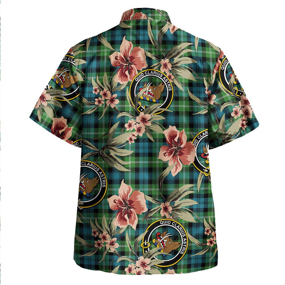 Baillie of Polkemmet Ancient Tartan Clan Crest Badge Aloha Hawaiian Shirt Tropical Old Style MG97 Baillie of Polkemmet Ancient Tartan Tartan Today   