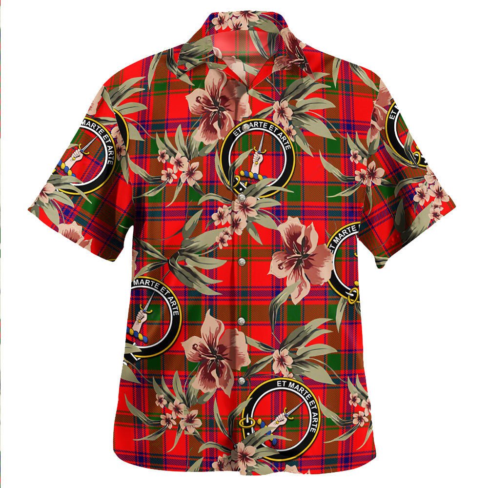 Bain Tartan Clan Crest Badge Aloha Hawaiian Shirt Tropical Old Style PU35 Bain Tartan Tartan Today   
