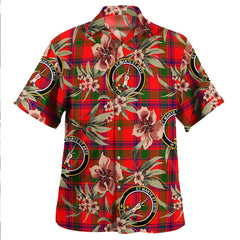 Bain Tartan Clan Crest Badge Aloha Hawaiian Shirt Tropical Old Style PU35 Bain Tartan Tartan Today   