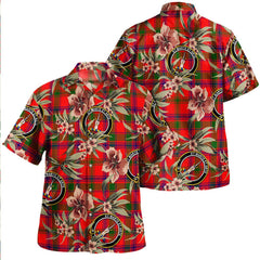 Bain Tartan Clan Crest Badge Aloha Hawaiian Shirt Tropical Old Style PU35 Bain Tartan Tartan Today   