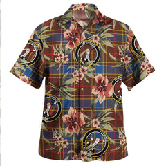 Balfour Modern Tartan Clan Crest Badge Aloha Hawaiian Shirt Tropical Old Style RG88 Balfour Modern Tartan Tartan Today   