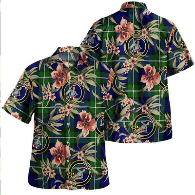 Bannerman Tartan Clan Crest Badge Aloha Hawaiian Shirt Tropical Old Style AV98