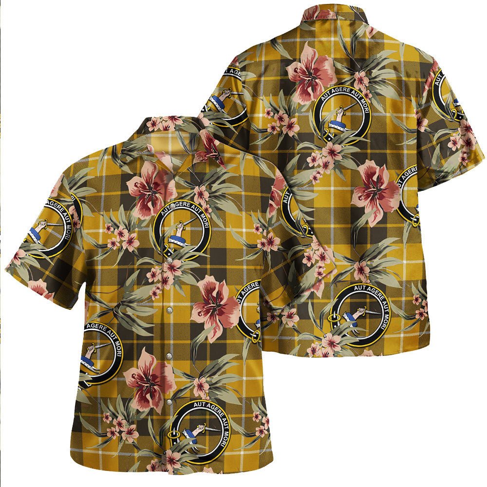 Barclay Dress Weathered Tartan Clan Crest Badge Aloha Hawaiian Shirt Tropical Old Style ZX14 Barclay Dress Weathered Tartan Tartan Today   