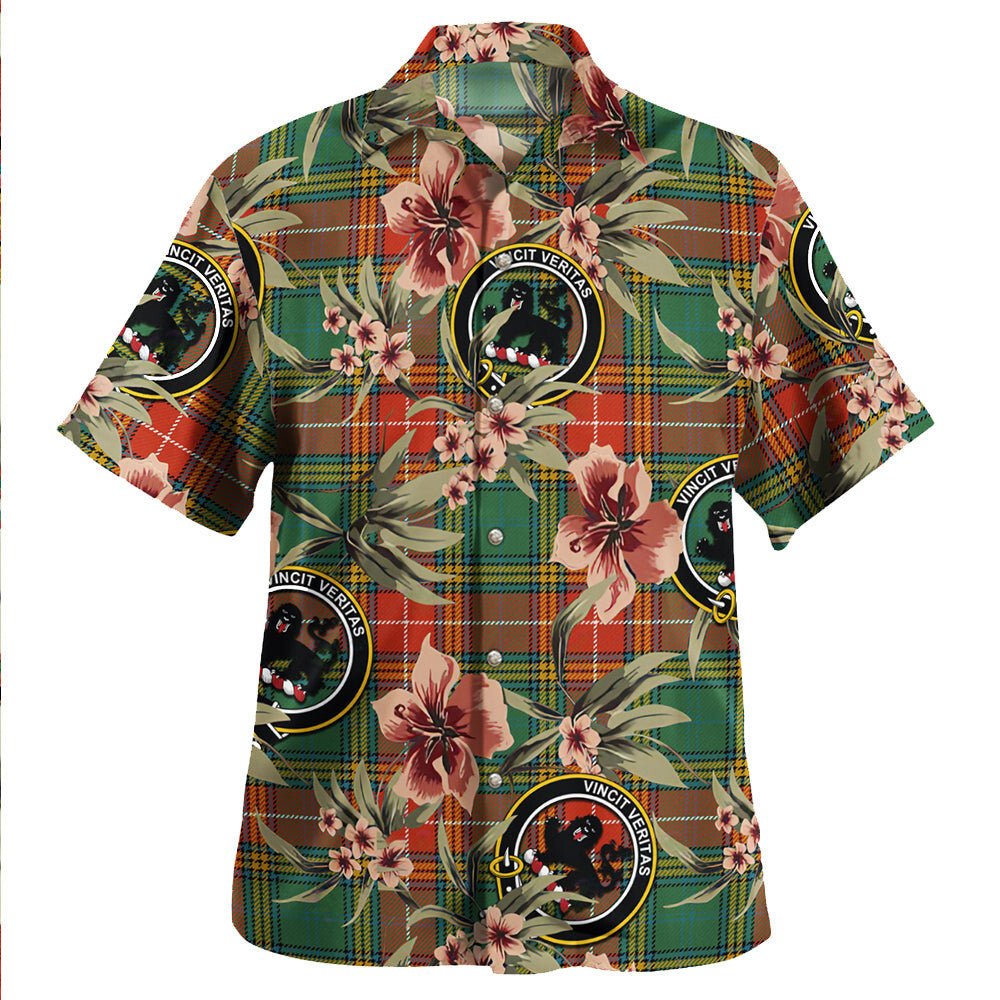 Baxter Ancient Tartan Clan Crest Badge Aloha Hawaiian Shirt Tropical Old Style GF28 Baxter Ancient Tartan Tartan Today   