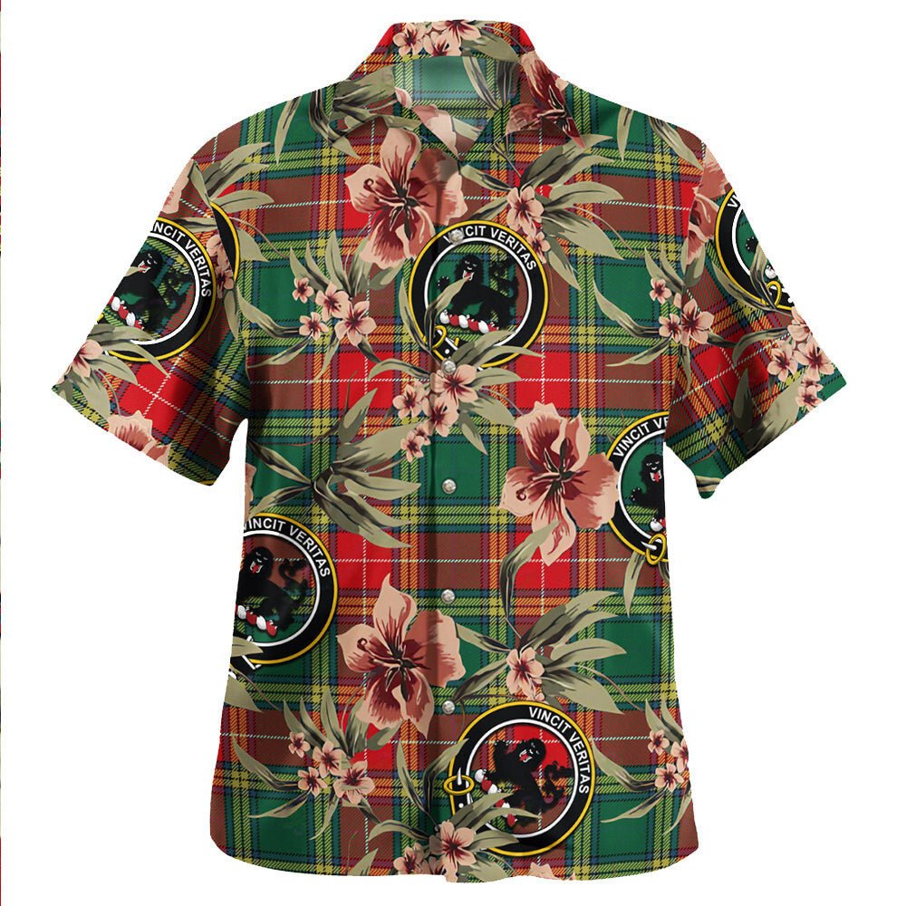 Baxter Modern Tartan Clan Crest Badge Aloha Hawaiian Shirt Tropical Old Style JB41 Baxter Modern Tartan Tartan Today   