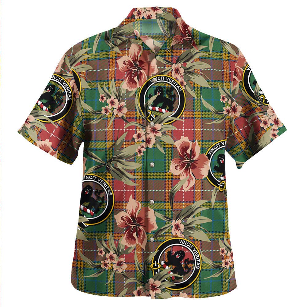 Baxter of Balgavies Ancient Tartan Clan Crest Badge Aloha Hawaiian Shirt Tropical Old Style IT58 Baxter of Balgavies Ancient Tartan Tartan Today   
