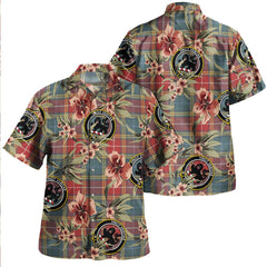 Baxter of Balgavies Weathered Tartan Clan Crest Badge Aloha Hawaiian Shirt Tropical Old Style AN94 Baxter of Balgavies Weathered Tartan Tartan Today   