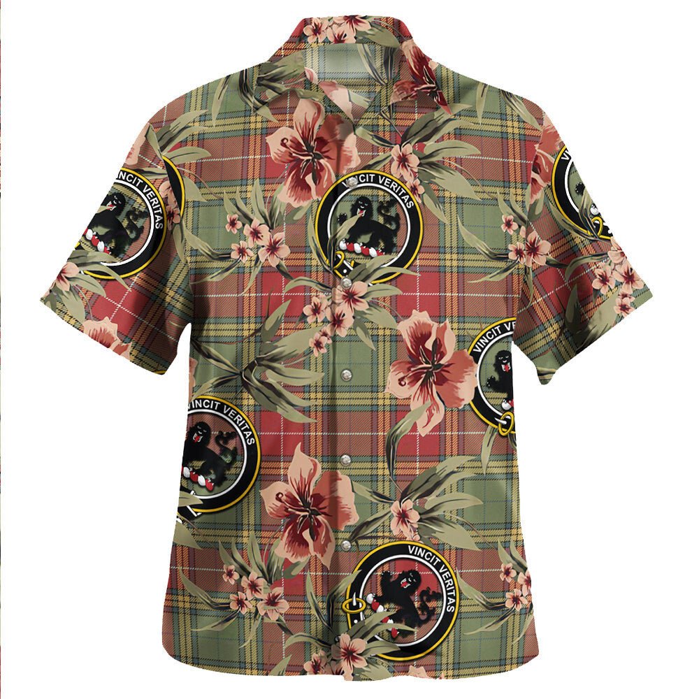 Baxter Weathered Tartan Clan Crest Badge Aloha Hawaiian Shirt Tropical Old Style VG18 Baxter Weathered Tartan Tartan Today   