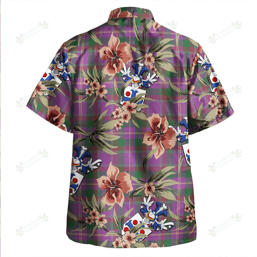 Belfrage (Belfarge) Ancient Tartan Clan Crest Badge Aloha Hawaiian Shirt Tropical Old Style ZC13 Belfrage (Belfarge) Ancient Tartan Tartan Today   