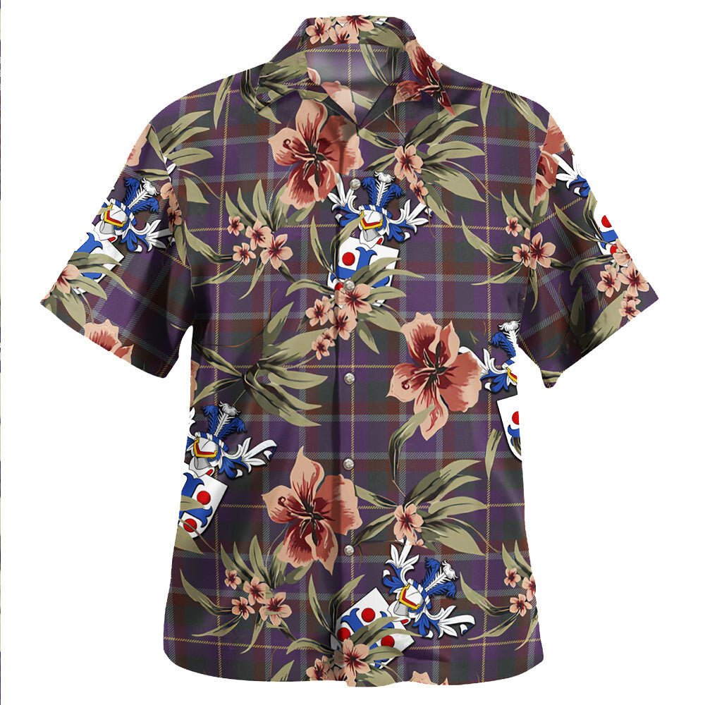 Belfrage (Belfarge) Weathered Tartan Clan Crest Badge Aloha Hawaiian Shirt Tropical Old Style UH82 Belfrage (Belfarge) Weathered Tartan Tartan Today   