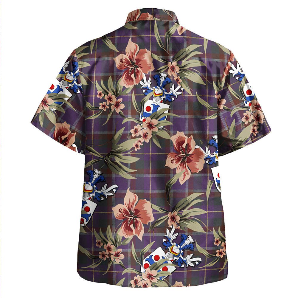 Belfrage (Belfarge) Weathered Tartan Clan Crest Badge Aloha Hawaiian Shirt Tropical Old Style UH82 Belfrage (Belfarge) Weathered Tartan Tartan Today   