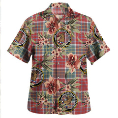 Blackie Weathered Tartan Clan Crest Badge Aloha Hawaiian Shirt Tropical Old Style FA88 Blackie Weathered Tartan Tartan Today   