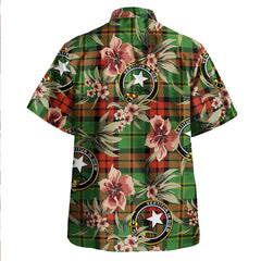 Blackstock Hunting Ancient Tartan Clan Crest Badge Aloha Hawaiian Shirt Tropical Old Style GW38 Blackstock Hunting Ancient Tartan Tartan Today   