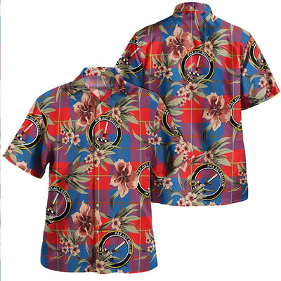 Blane Tartan Clan Crest Badge Aloha Hawaiian Shirt Tropical Old Style JI70