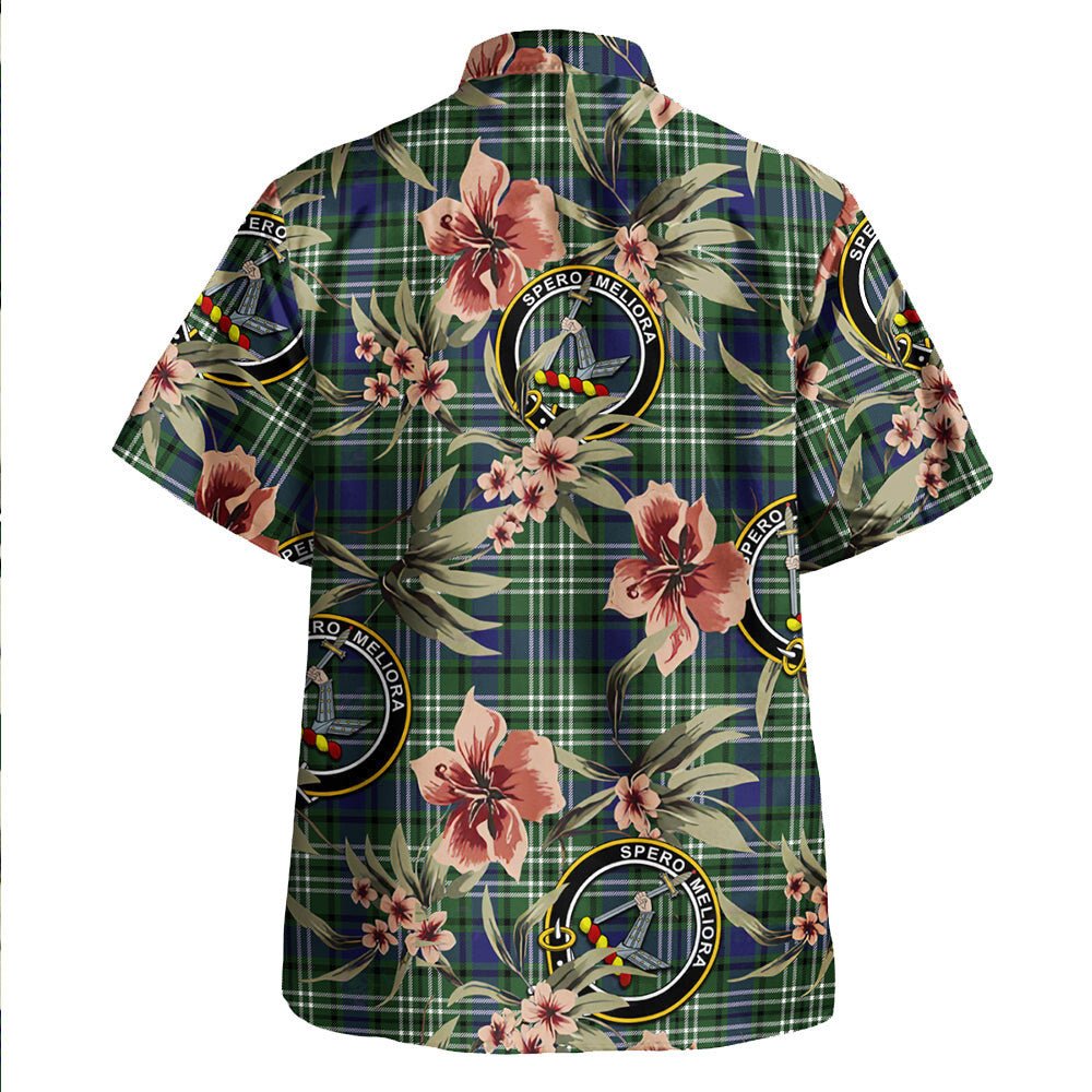 Blyth Tartan Clan Crest Badge Aloha Hawaiian Shirt Tropical Old Style PO36 Blyth Tartan Tartan Today   