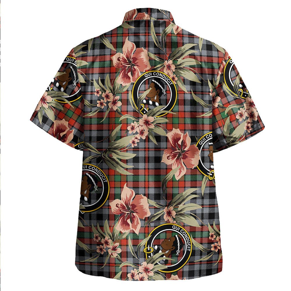 Borthwick Ancient Tartan Clan Crest Badge Aloha Hawaiian Shirt Tropical Old Style GR53 Borthwick Ancient Tartan Tartan Today   