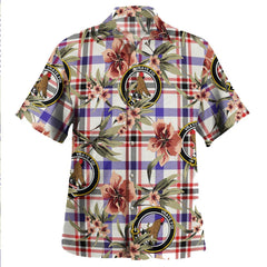 Boswell Dress Modern Tartan Clan Crest Badge Aloha Hawaiian Shirt Tropical Old Style LU47 Boswell Dress Modern Tartan Tartan Today   
