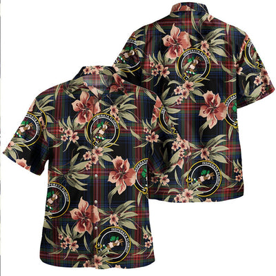 Braveheart Warrior (Wate #2) Modern Tartan Clan Crest Badge Aloha Hawaiian Shirt Tropical Old Style SN26