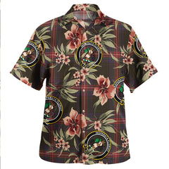 Braveheart Warrior (Watt #2) Weathered Tartan Clan Crest Badge Aloha Hawaiian Shirt Tropical Old Style NA52 Braveheart Warrior (Watt #2) Weathered Tartan Tartan Today   