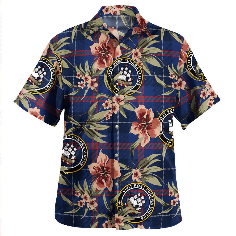 Bryson Modern Tartan Clan Crest Badge Aloha Hawaiian Shirt Tropical Old Style BS61 Bryson Modern Tartan Tartan Today   