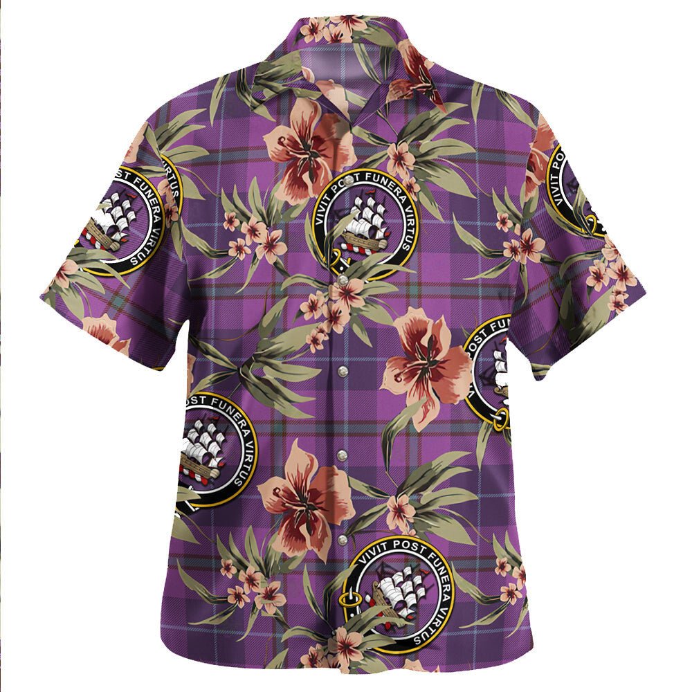 Bryson Weathered Tartan Clan Crest Badge Aloha Hawaiian Shirt Tropical Old Style WD14 Bryson Weathered Tartan Tartan Today   
