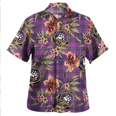 Bryson Weathered Tartan Clan Crest Badge Aloha Hawaiian Shirt Tropical Old Style WD14 Bryson Weathered Tartan Tartan Today   