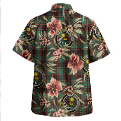 Buchan Ancient Tartan Clan Crest Badge Aloha Hawaiian Shirt Tropical Old Style CW96 Buchan Ancient Tartan Tartan Today   