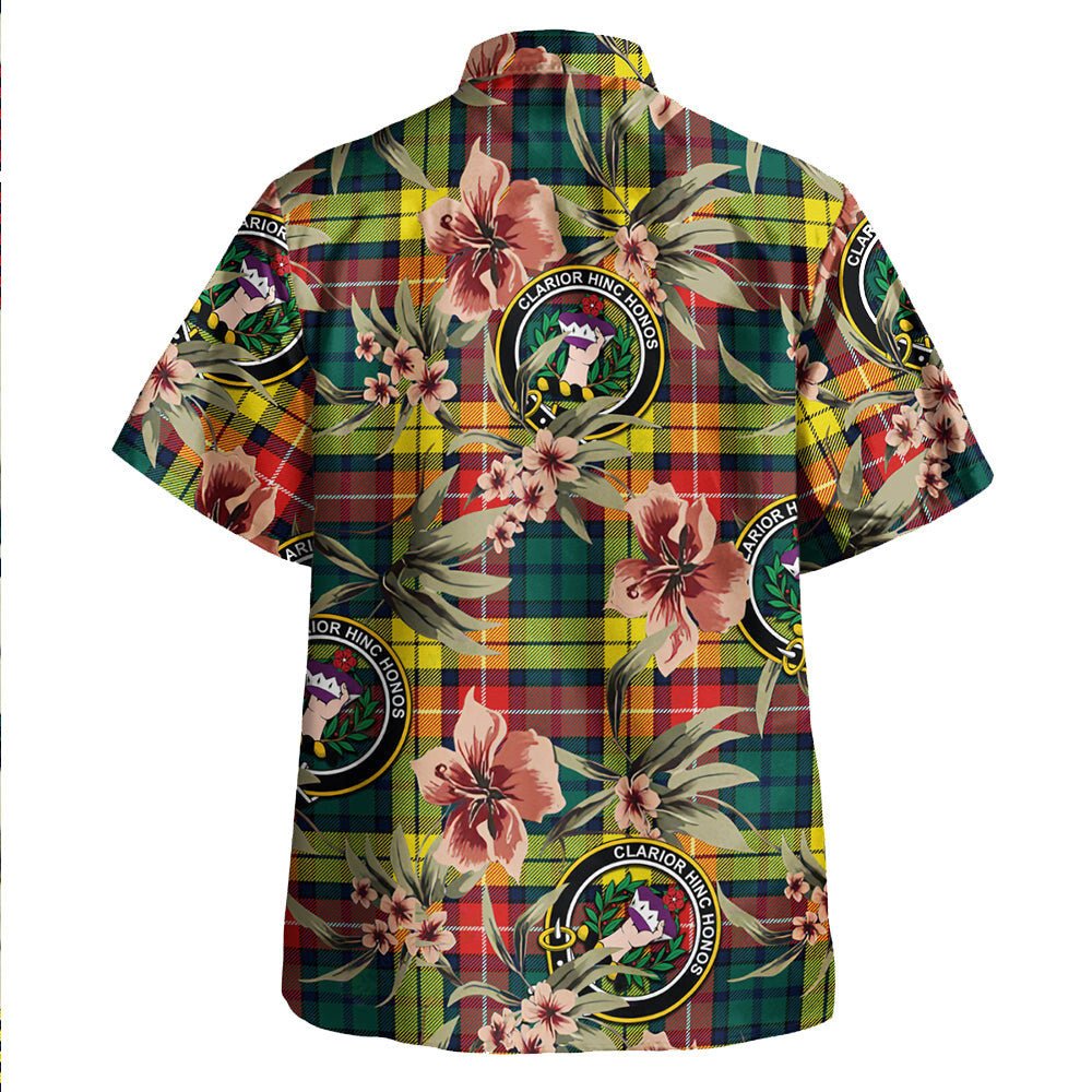 Buchanan Modern Tartan Clan Crest Badge Aloha Hawaiian Shirt Tropical Old Style BT15 Buchanan Modern Tartan Tartan Today   