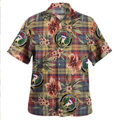 Buchanan Weathered Tartan Clan Crest Badge Aloha Hawaiian Shirt Tropical Old Style AW85 Buchanan Weathered Tartan Tartan Today   